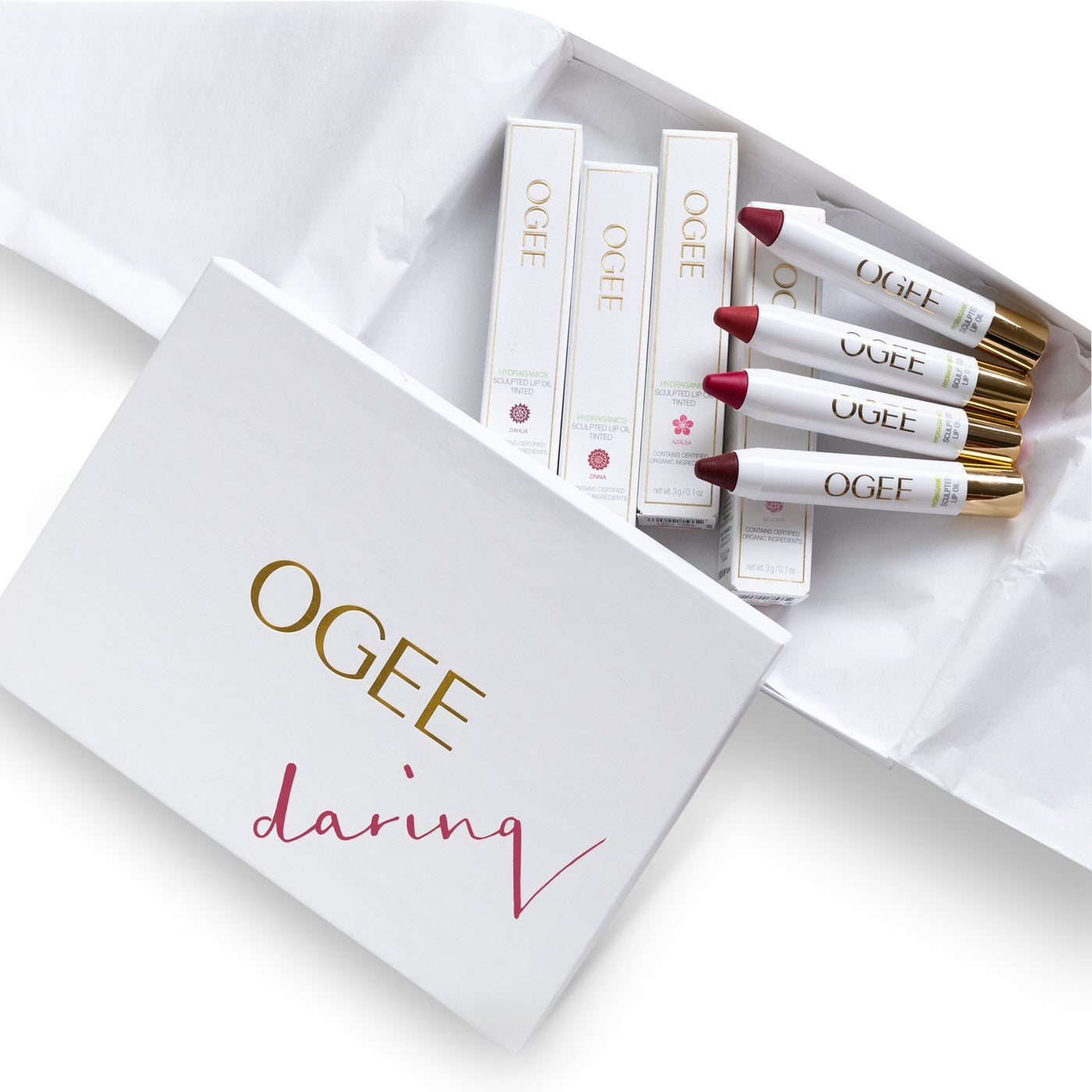 Daring & Darling - Gift Set of 4 Tinted Lip Oils