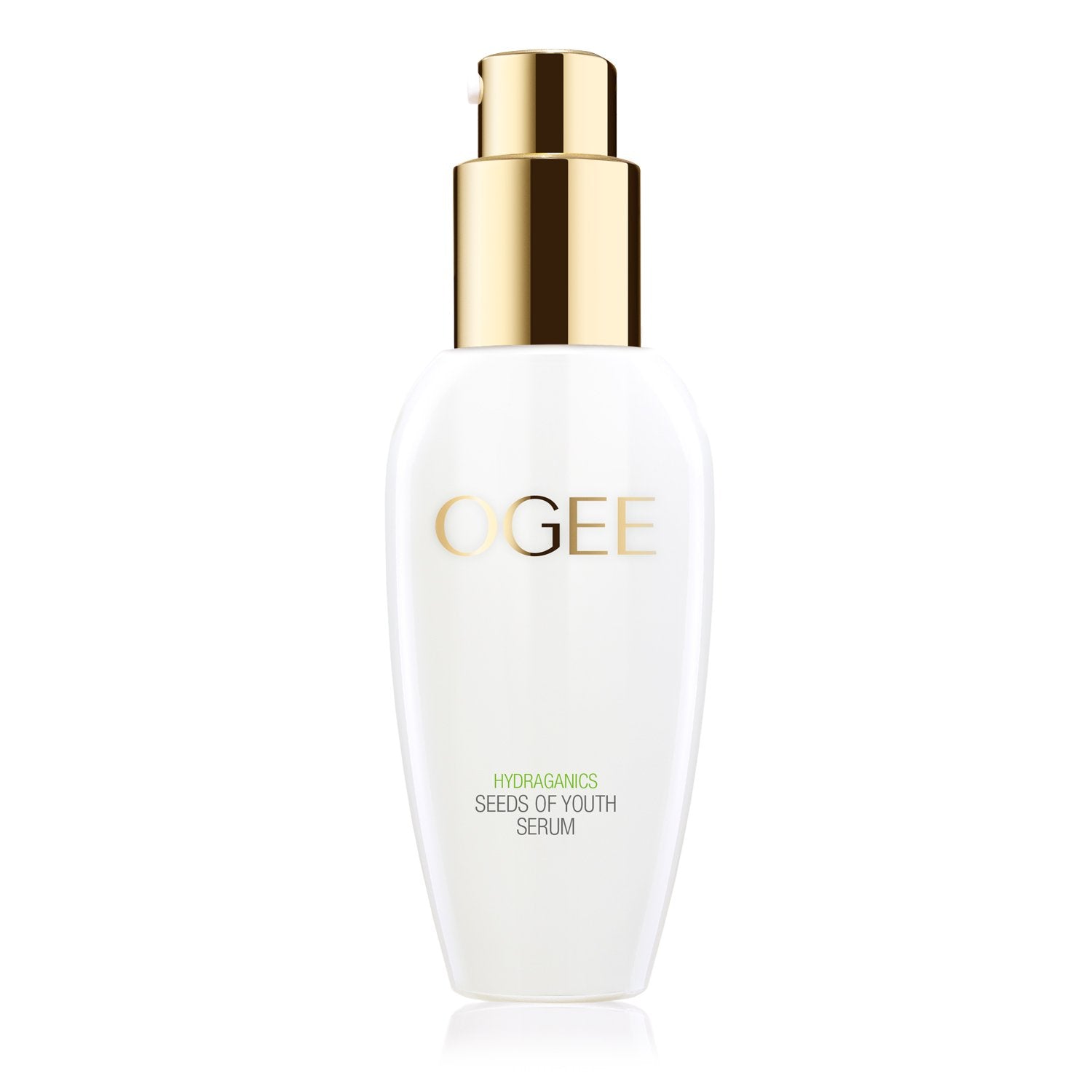 Ogee Seeds of youth serum for face anti aging anti wrinkle organic natural with plant stem cells hyaluronic acid and jojoba oil